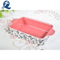 Custom Colorful baking dish Ceramic 8 inch stoneware bakeware